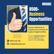 8640 New Business Opportunities Available For Sale in India | IndiaBiz